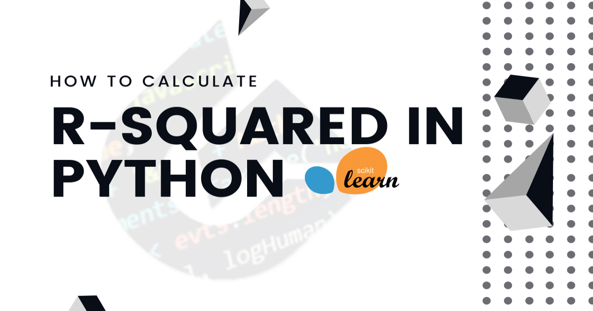 How to calculate the R-squared in Python